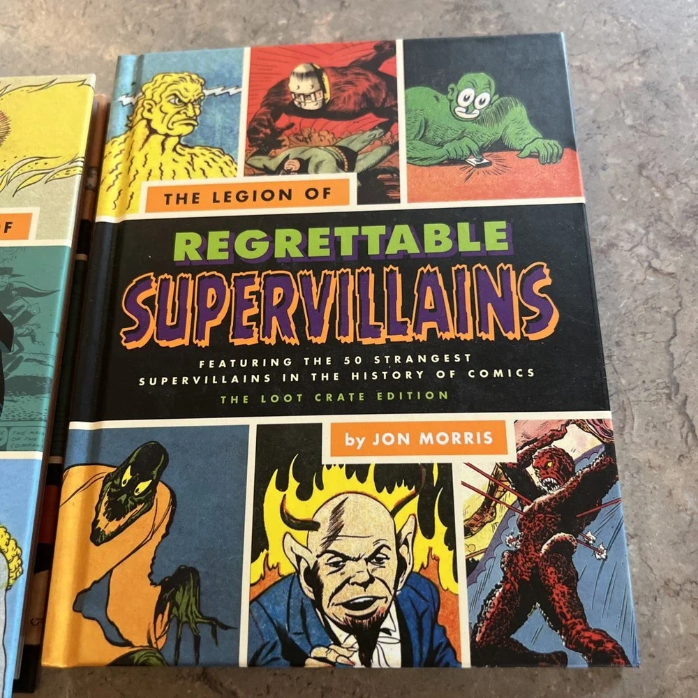 Set Of 2 The League of Regrettable Superheroes & Supervillains Hardcover